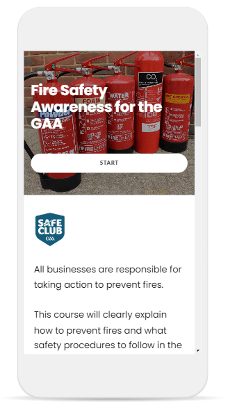 Fire Safety Training for GAA Clubs