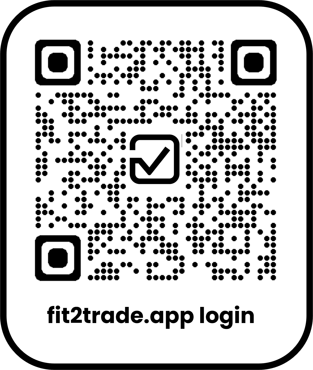 Fit2trade.app login via QR code